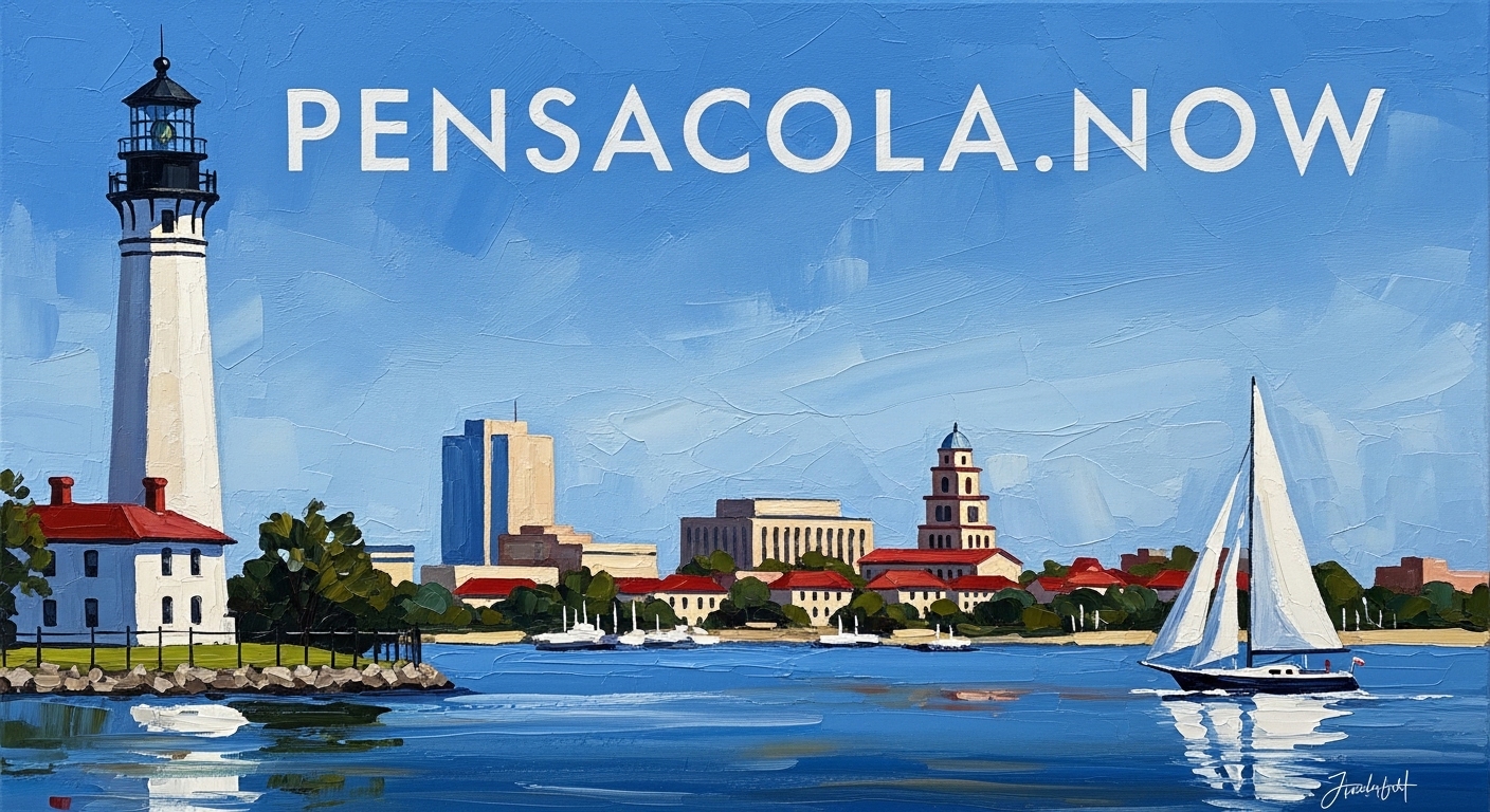 Pensacola Beach at sunset in Pensacola, Florida